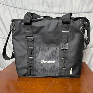 Urban Peak Nylon Rectangle Cooler Duralast Logo Black Drinks Cooler Picnic Camp